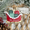 Personalized Name Sleigh Ornament, Family Keepsake, Christmas Gifts HO82 904304