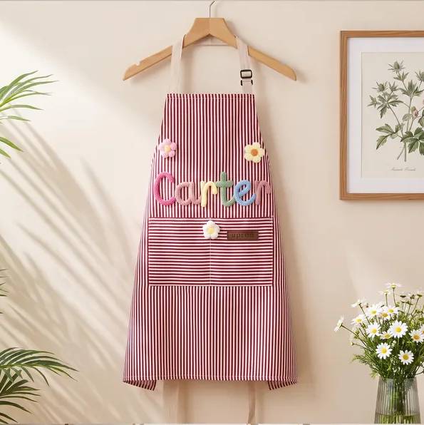 Personalized Cooking and Painting Apron With Pocket - Family Aprons, Birthday Gift HO82 904292