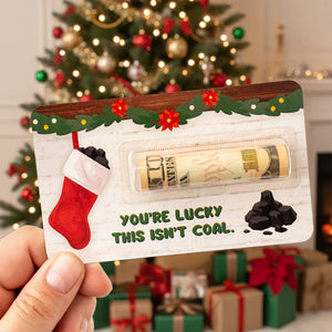 Personalized Gift Merry Christmas BRUH Money Holder Card LM32 897325