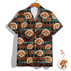 Custom Photo With Aboriginal Pattern Dog Hawaii Shirt CH07 911118