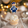 Custom Photo Graduation Gift - Personalized Cupcake topper, Class Of 2026, High School Graduation Gift, Photo Portrait Cupcake Topper HO82 901398