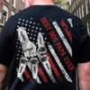 Fist Bumps Dad & Pet US Flag Back Shirt Personalized Father's Day Gift CH07 895904