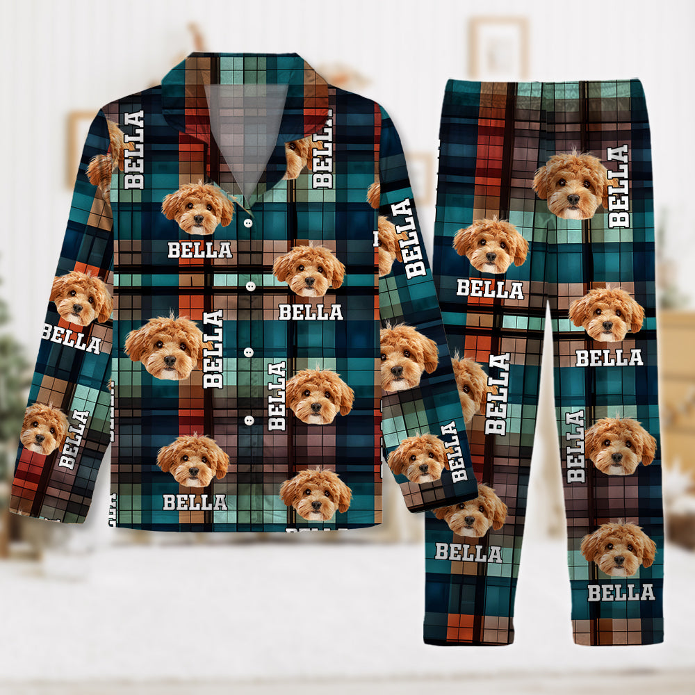 Custom Dog Photo Fluffy Pajamas Gift for Dog Lovers CH07 896268