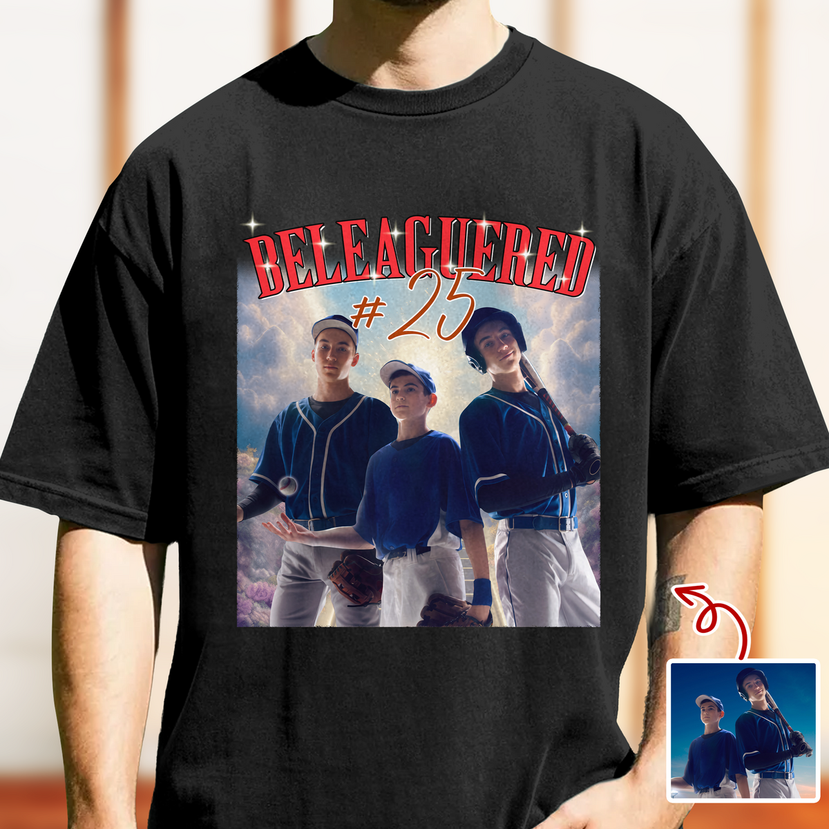 Custom Photo Ice Hockey Retro Vintage Portrait Comfort Shirt LM32 895651