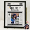 Custom Photo Graduation News You Did It Magazine Picture Frame LM32 899207
