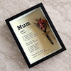 Personalized Mum Shadow Box Frame With Mini Dry Flower Bouquet, Mothers Day Gift HA75 920798