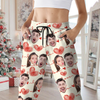 Custom Couple Photo With Heart Pattern Sweatpants HA75 892638