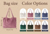 Personalized GIGI Corduroy Chunky Yarn Tote Bag, Mother's Day Surprise Gift for Grandma LM32 899769
