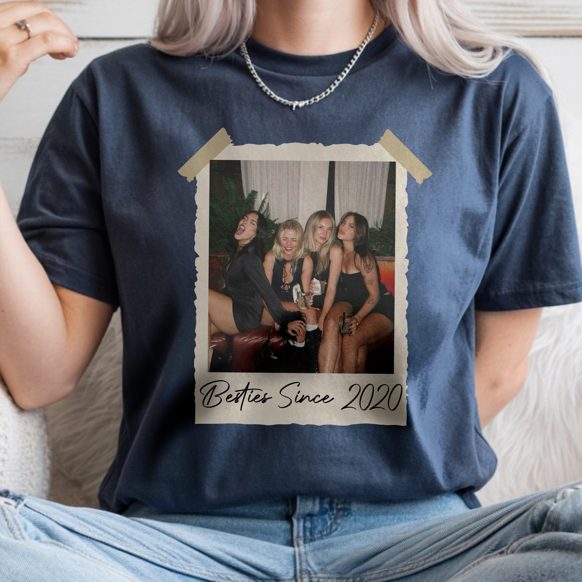 Custom Bestie Photo Since Vintage 90s Comfort Color Shirt CH07 899388