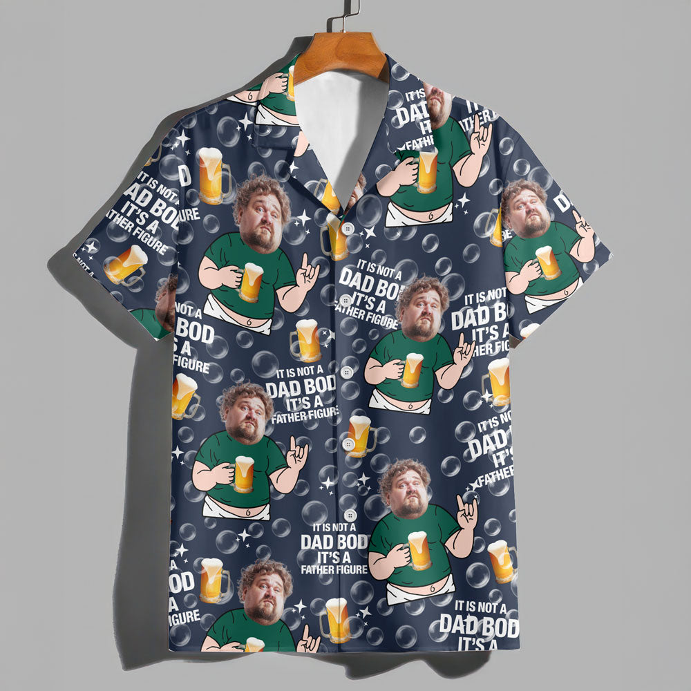 Custom Photo It Is Not A Dad Bob It's A Father Figure Familly Hawaii Shirt HO82 893750