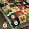 Funny Custom Face Family Christmas Pattern Bedding Set CH07 899902