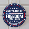 250 Years Of Freedom Custom Family Name Personalized Door Sign TH10 898739