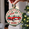 Custom Car Photo Oh What Fun It's To Ride Acrylic Ornament, Christmas Gift for Car Lovers CH07 180572