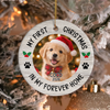 Personalized Pet Photo My First Christmas in My Forever Home Ceramic Ornament HO82 903974
