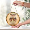 Custom Family Name America's 250th Semiquincentennial 1776–2026 Years Of Independence Stained Glass Suncatcher TH10 898661