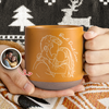 Personalized Photo Mom Dad Engraved Pottery Mug - Personalized Father’s Day Gift CH07 911398