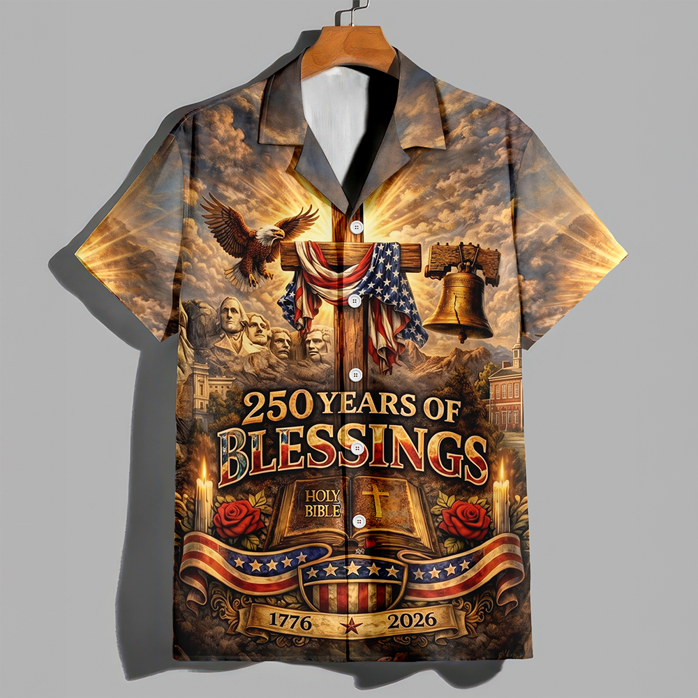 250 Years Faith and Freedom Hawaiian Shirt USA 250th Anniversary Gift CH07 911830