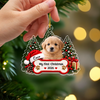 Custom Pet Photo My First Christmas 2026 Acrylic Ornament CH07 180522