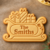 Custom Family Name Merry Christmas Cookie Cutter & Stamp CH07 181100