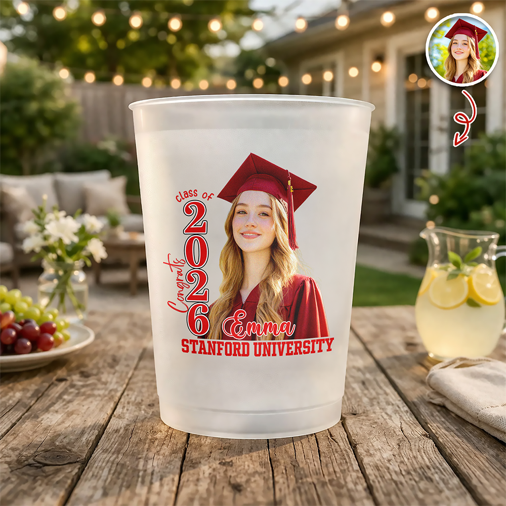 Custom Photo Class Of 2026 Graduation Cups For Party HA75 921138