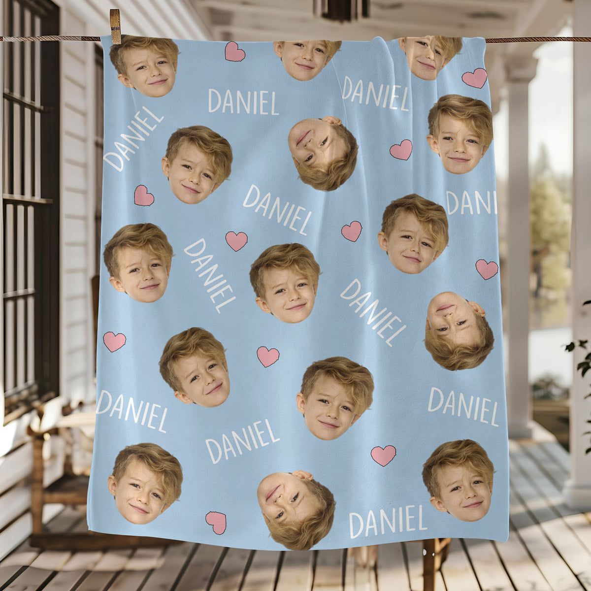 Custom Photo And Name For Kid Blanket TH10 894129