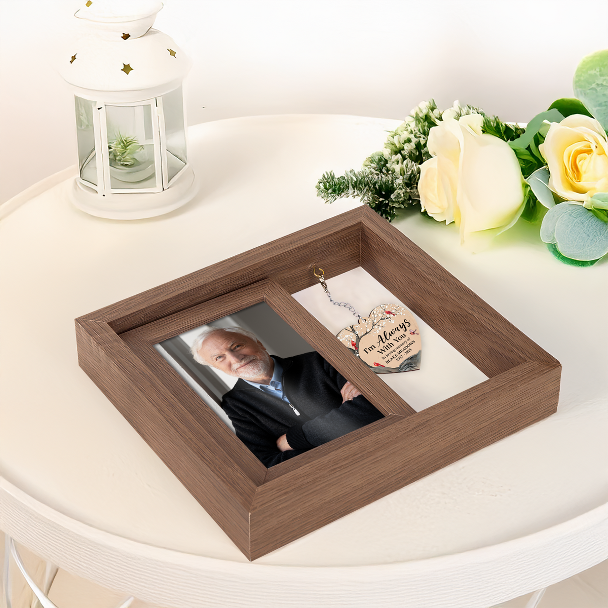 I'm Always With You Memorial Rotating Wooden Picture Frame TH10 894197