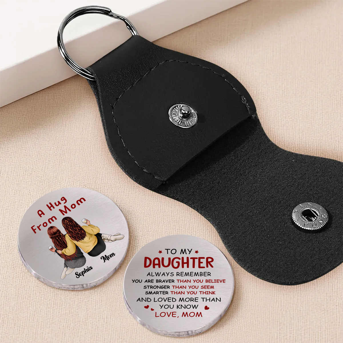 Personalized A Hug You Can Hold Pocket Hug Birthday Gifts For Mom, Daughter HO82 900784