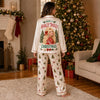 Have A Holly Pink Country Christmas Pajamas Set, Western Family Holiday PJs LM32 670157