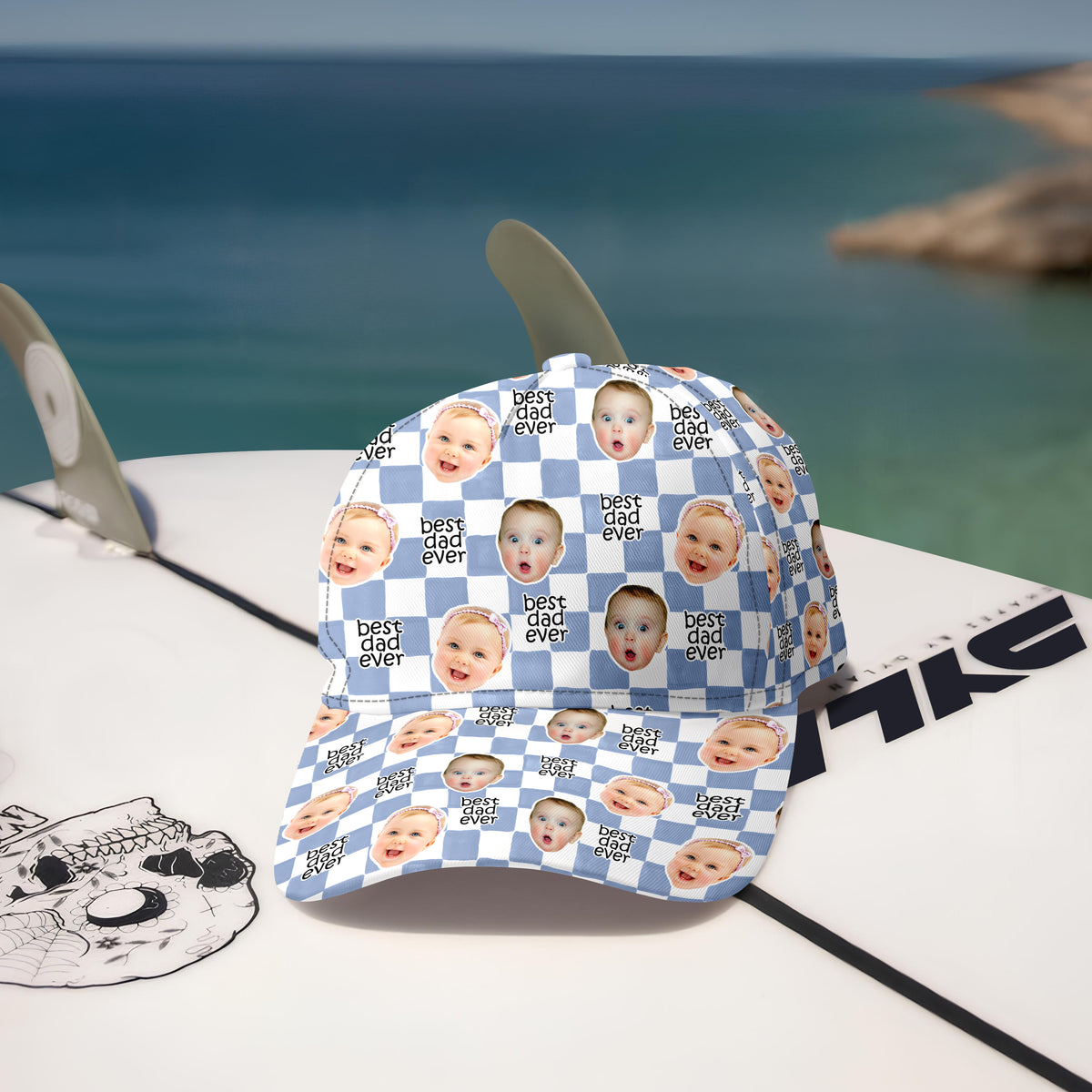 Custom Baby Face Best Dad, Mom Ever Classic Cap - Personalized Gift for Parents LM32 669017