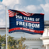 Custom Family Name 250 Years Of Freedom 1776-2026 House Flag HA75 920954