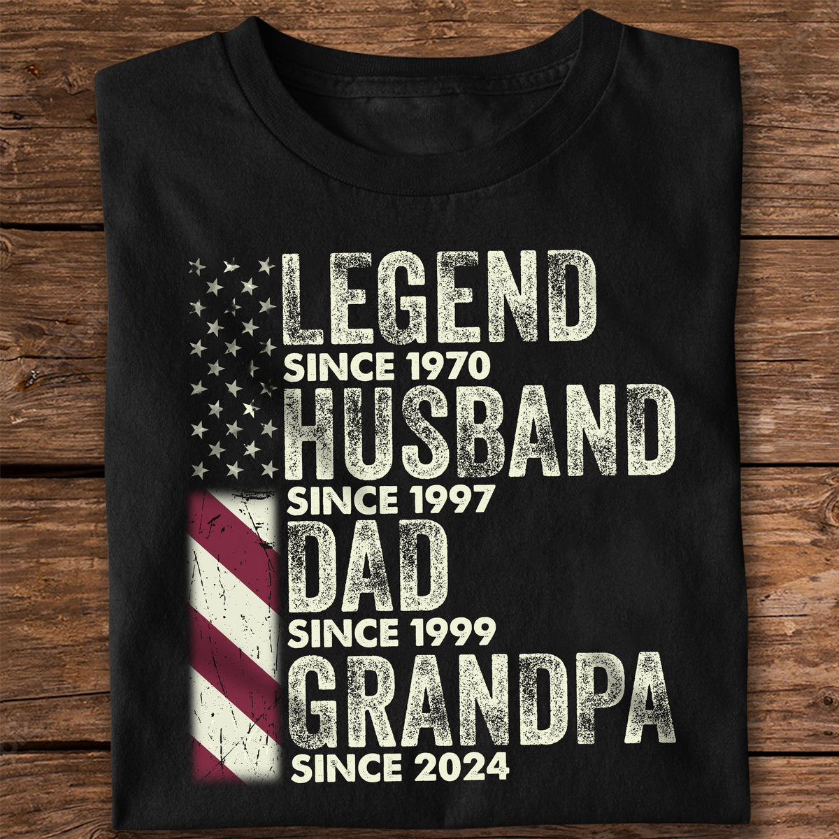 Personalized Legend Husband Dad Grandpa Front Shirt TH10 892909