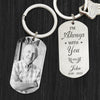 Custom Photo I'm Always With You - Memorial Personalized Metal Keychain Gift For Family Members HO82 894564