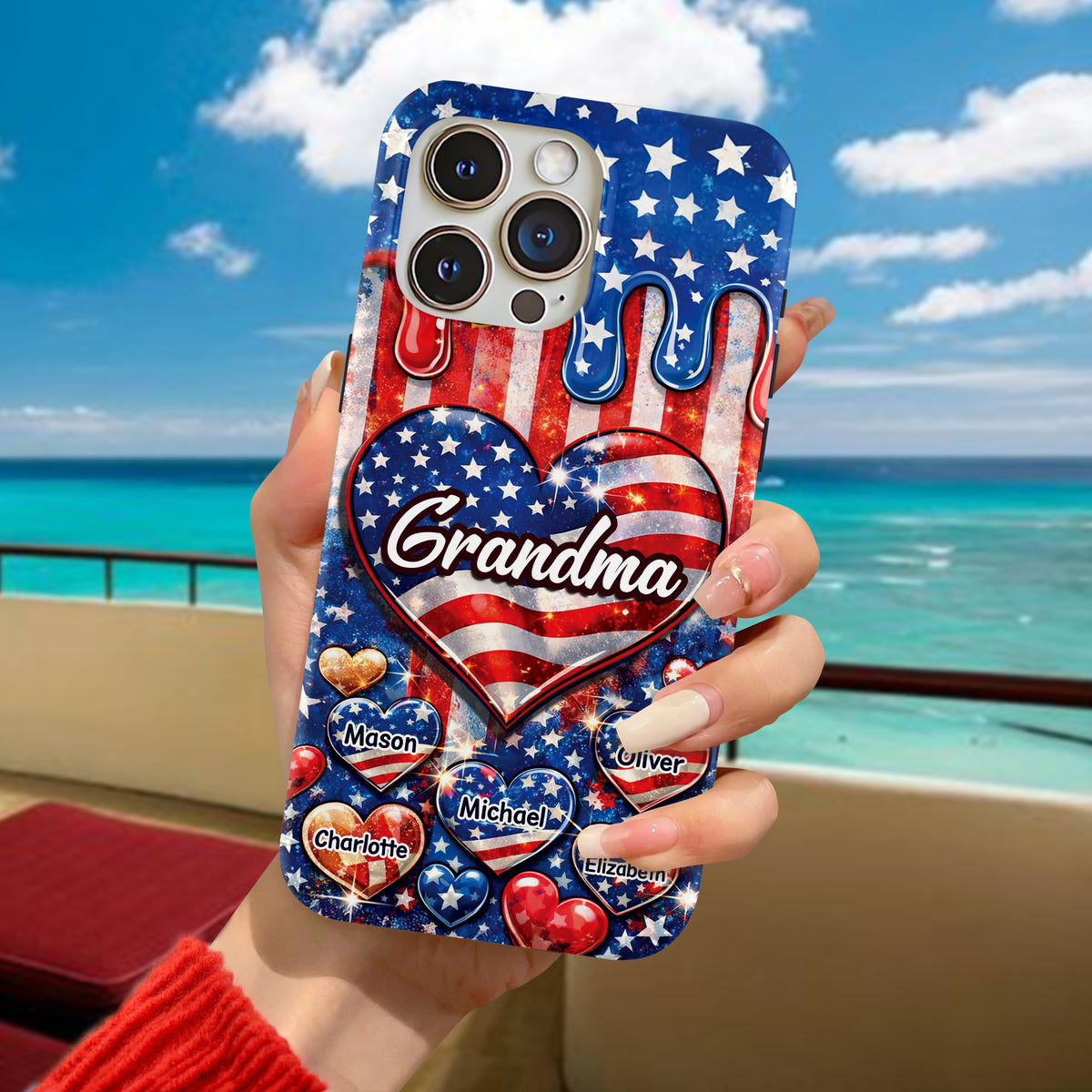 Personalized Name A Grandmother’s Heart Holds Forever Love Phone Case HA75 920804