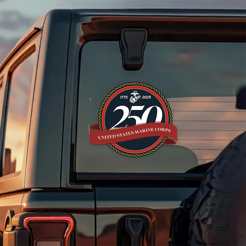 United States Marine Corps 250th Birthday Seal Car Sticker HO82 900738