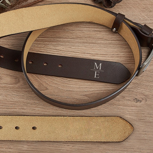 Personalized Name Engraved Leather Belt Gift For Boyfriend, Husband TH10 898277