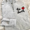 Personalized Teacher Name Embroidered Teacher Quarter Zip Sweatshirt CH07 911984