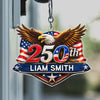 250th Anniversary 1776-2026 Eagle USA Semiquincentennial Patriotic Acrylic Keychain HA75 921012