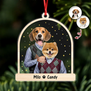 Custom Funny Step Brothers Acrylic Ornament Christmas Gift For Pet Lovers HA75 898272