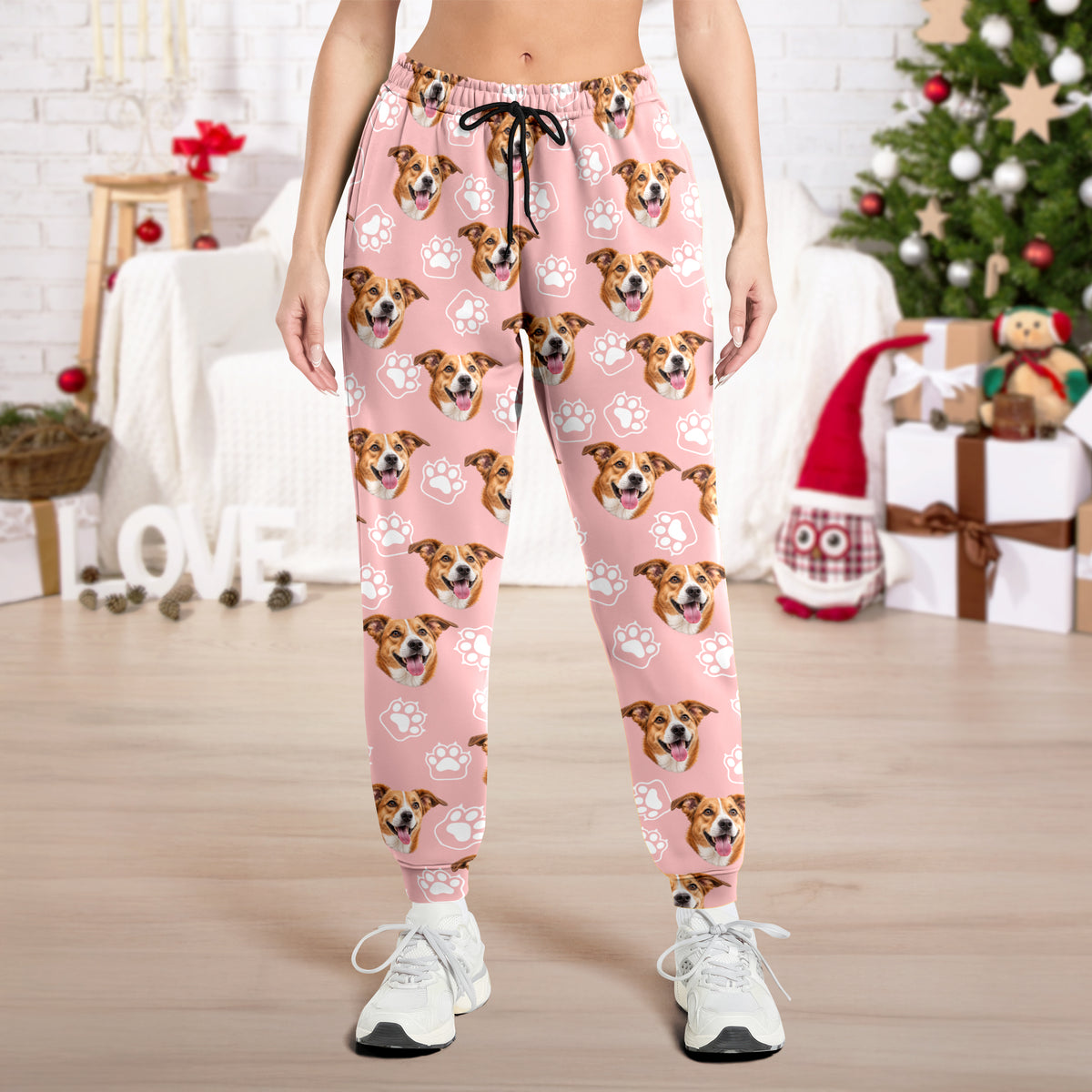 Custom Funny Dog Face Sweatpants Christmas Gifts HA75 921988