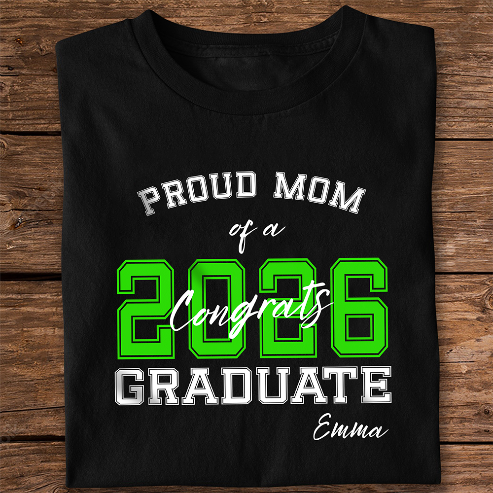 Personalized Proud Of You Class Of 2026 Graduation Dark Shirt HA75 920484