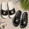 Custom Dog Photo Admit It! Life Would Be Boring Without Me Slide Sandals TH10 170017