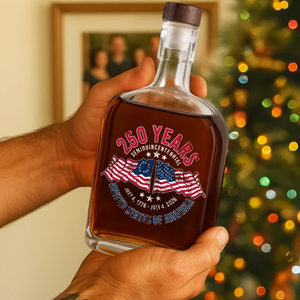 American 250 Years Semiquincentennial – Patriotic Gift 2026 Whiskey Bottle LM32 895267