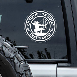 Feet Hangin We Bangin Car Window Decal Sticker For Hunting Lovers LM32 897293