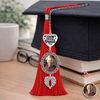 Custom Photo You Are Always In My Heart Memorial Personalized Graduation Tassel Heart & Angel Wing Charm HA75 920826