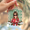 Custom Photo Merry Christmas Acrylic Ornament Unique Holiday Gift for Kids and Family LM32 670295