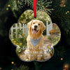 Custom Photo Forever Heart Memorial Acrylic Ornament, Pet Memorial Gift For Dog & Cat Lovers CH07 180372