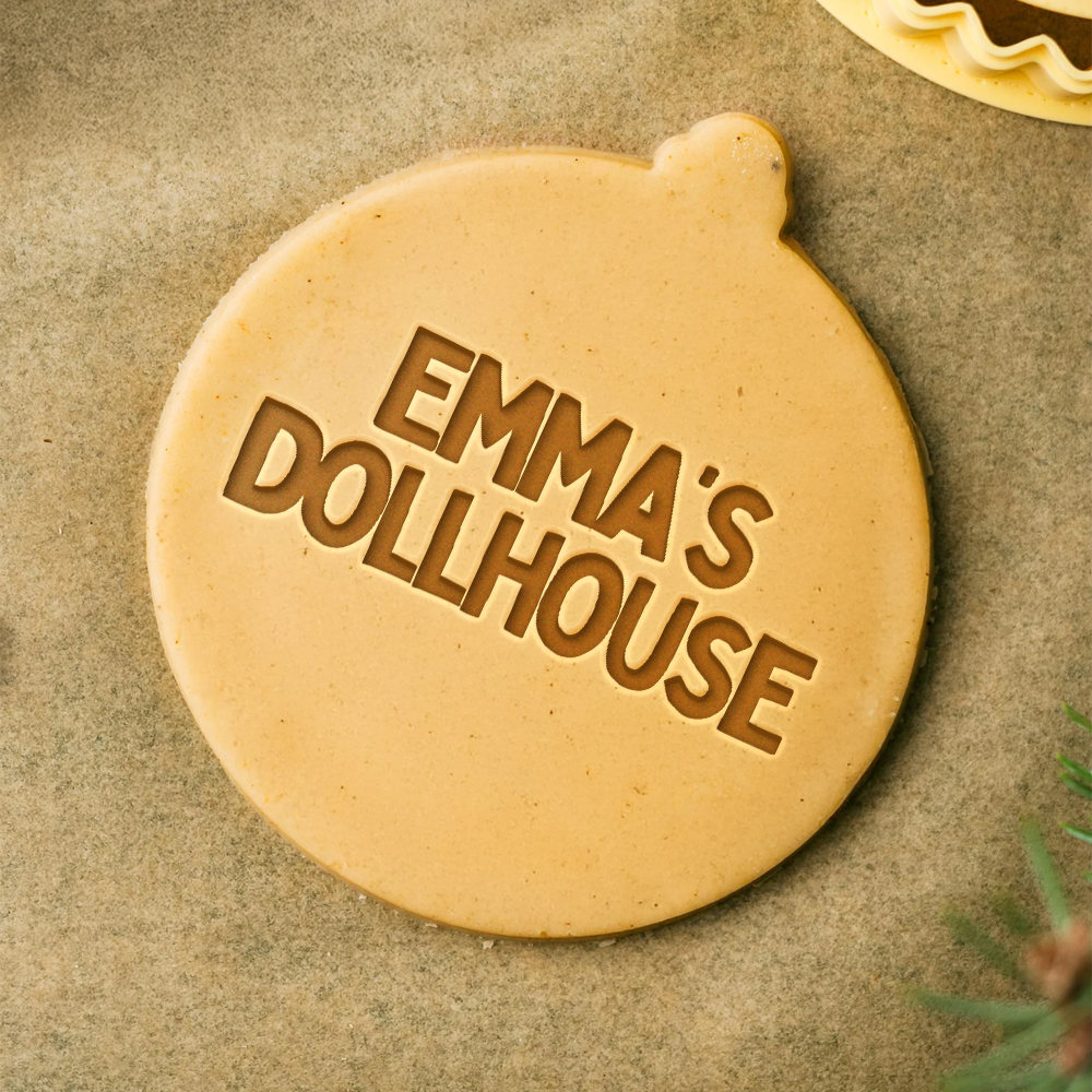 Personalized Happy Birthday Cookie Stamp, Birthday Party Baking Accessory LM32 669691