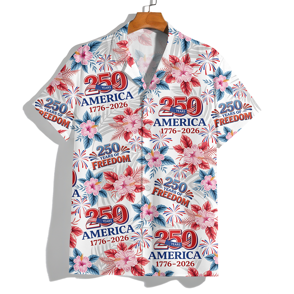 250 Years Of America 1776-2026 Hawaiian Shirt CH07 911060