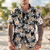 Custom Photo Funny Cat Family Tropical Hawaii Shirt HA75 892288