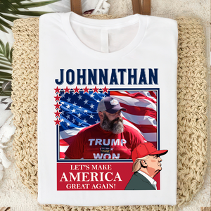 Custom Photo Let's Make America Great Again Shirt HA75 890844